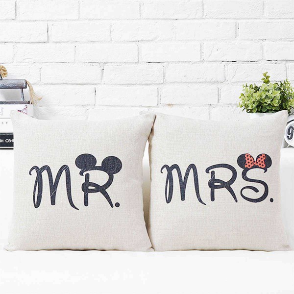 Mr & Mrs Big Ears Couple Cushions